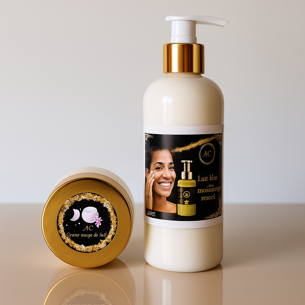 Lait teint marron