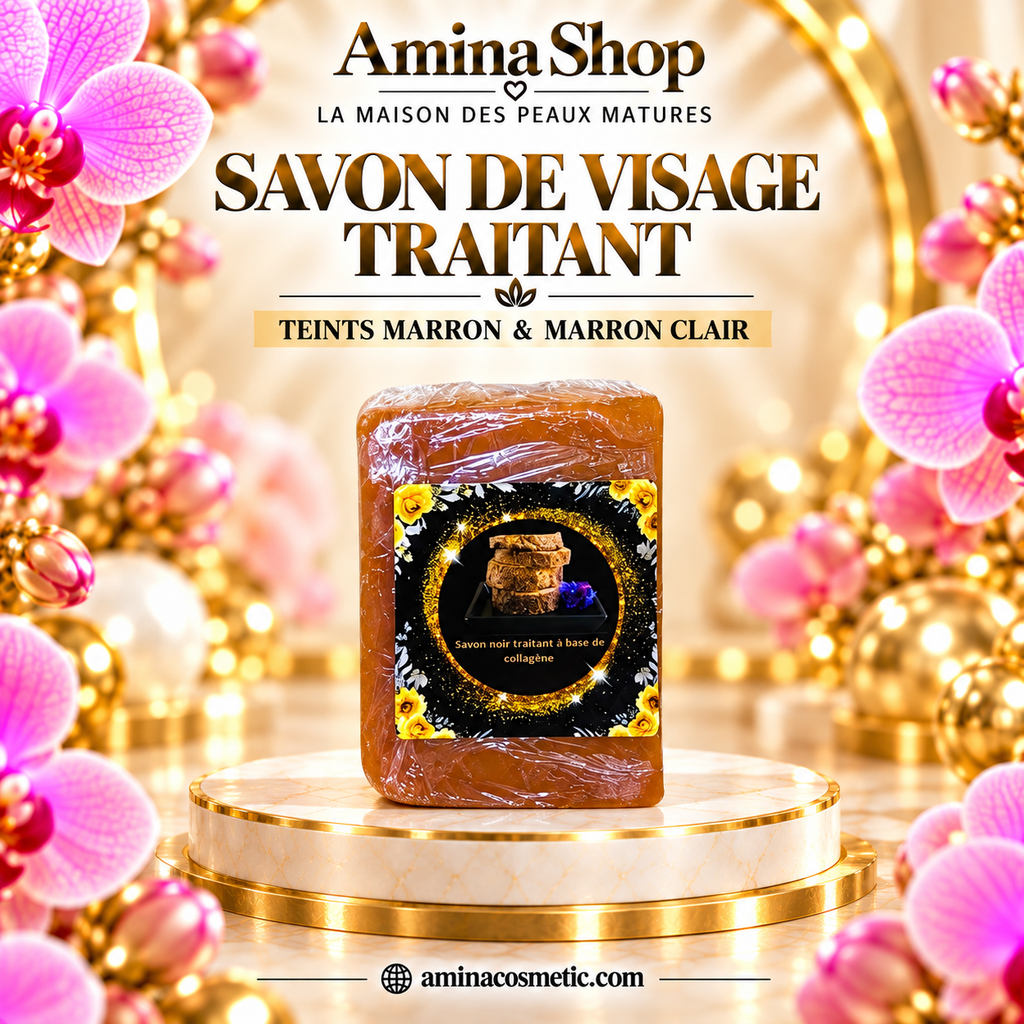 Kite visage hyper pigmentation teint marron clair avec savon
