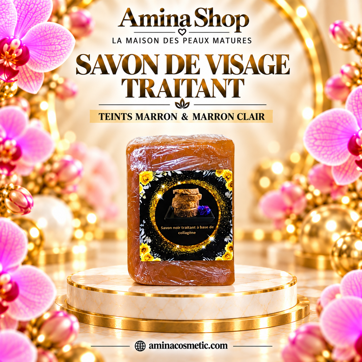 Kite visage hyper pigmentation teint marron clair avec savon