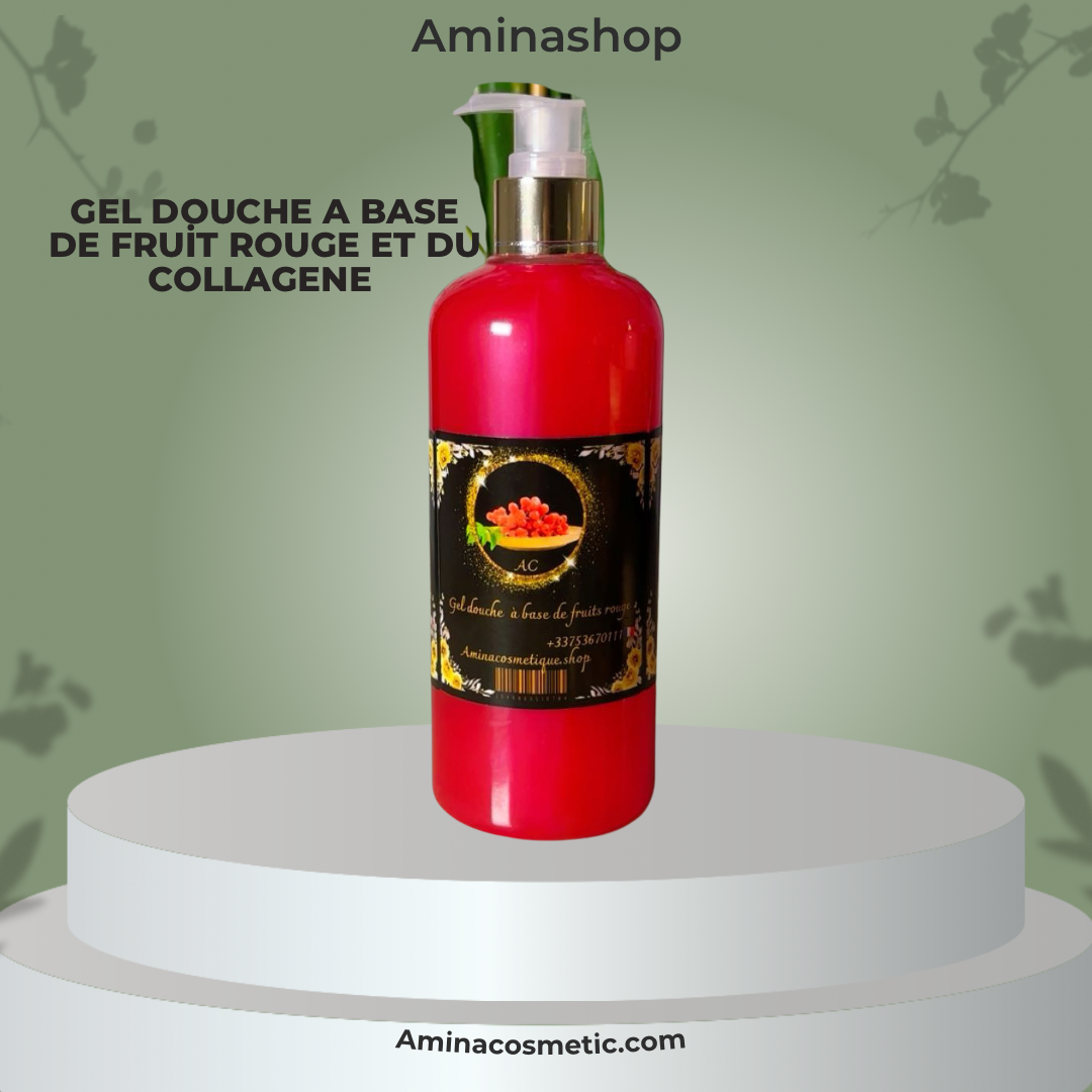 GEL DOUCHE FRUITS ROUGES – TOUT TYPE DE PEAU 300ml