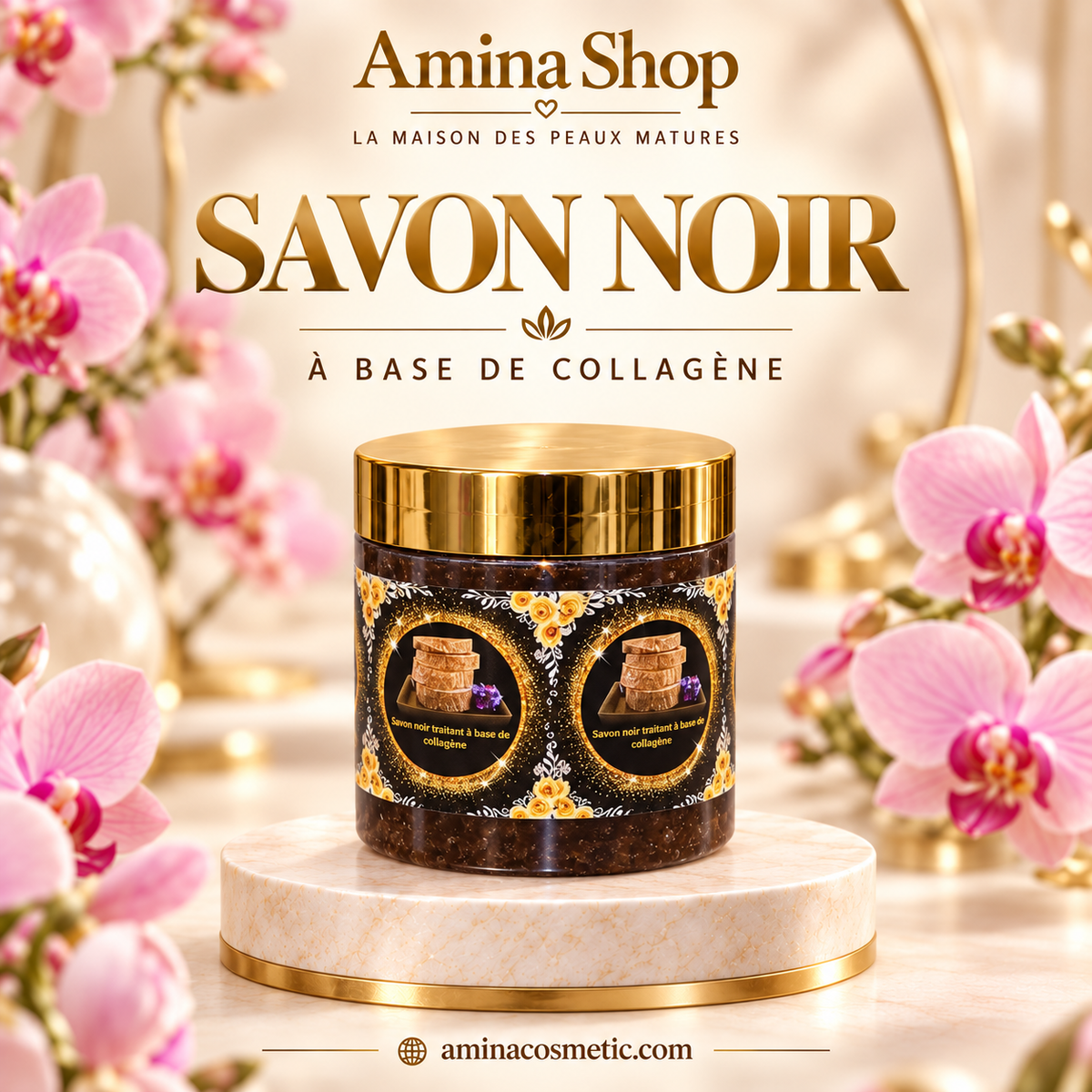 Savon noir traitant à base de collagène