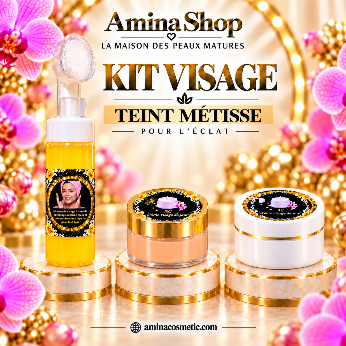 Kit Visage clarifiant – Teint métisse