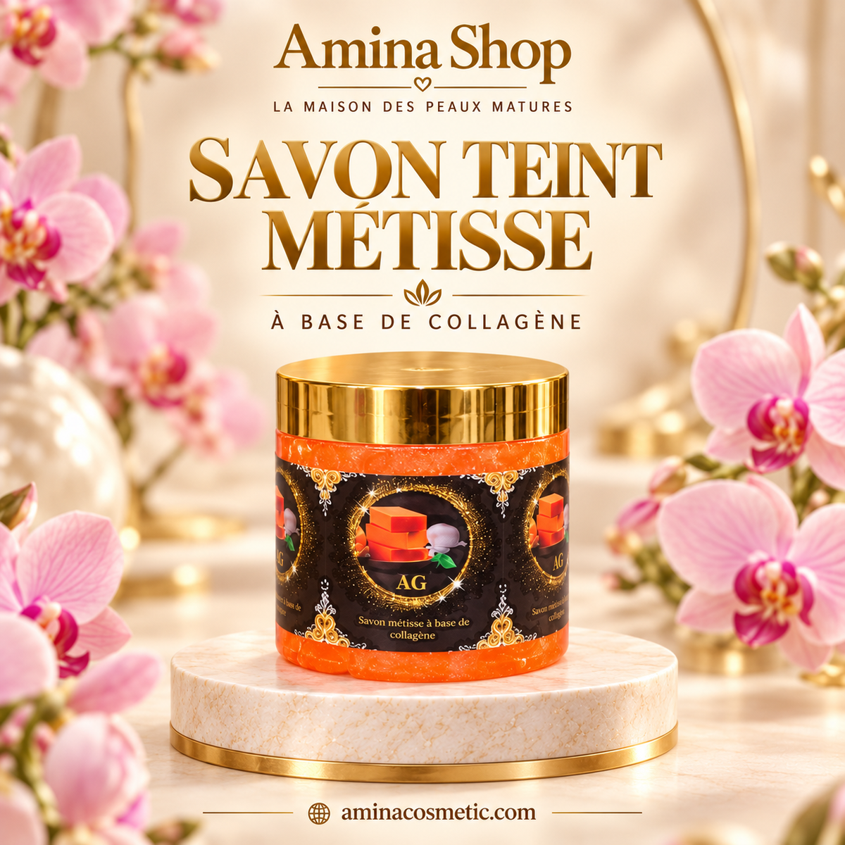 SAVON COLLAGÈNE – TEINT CLAIR & clair plus 500ml
