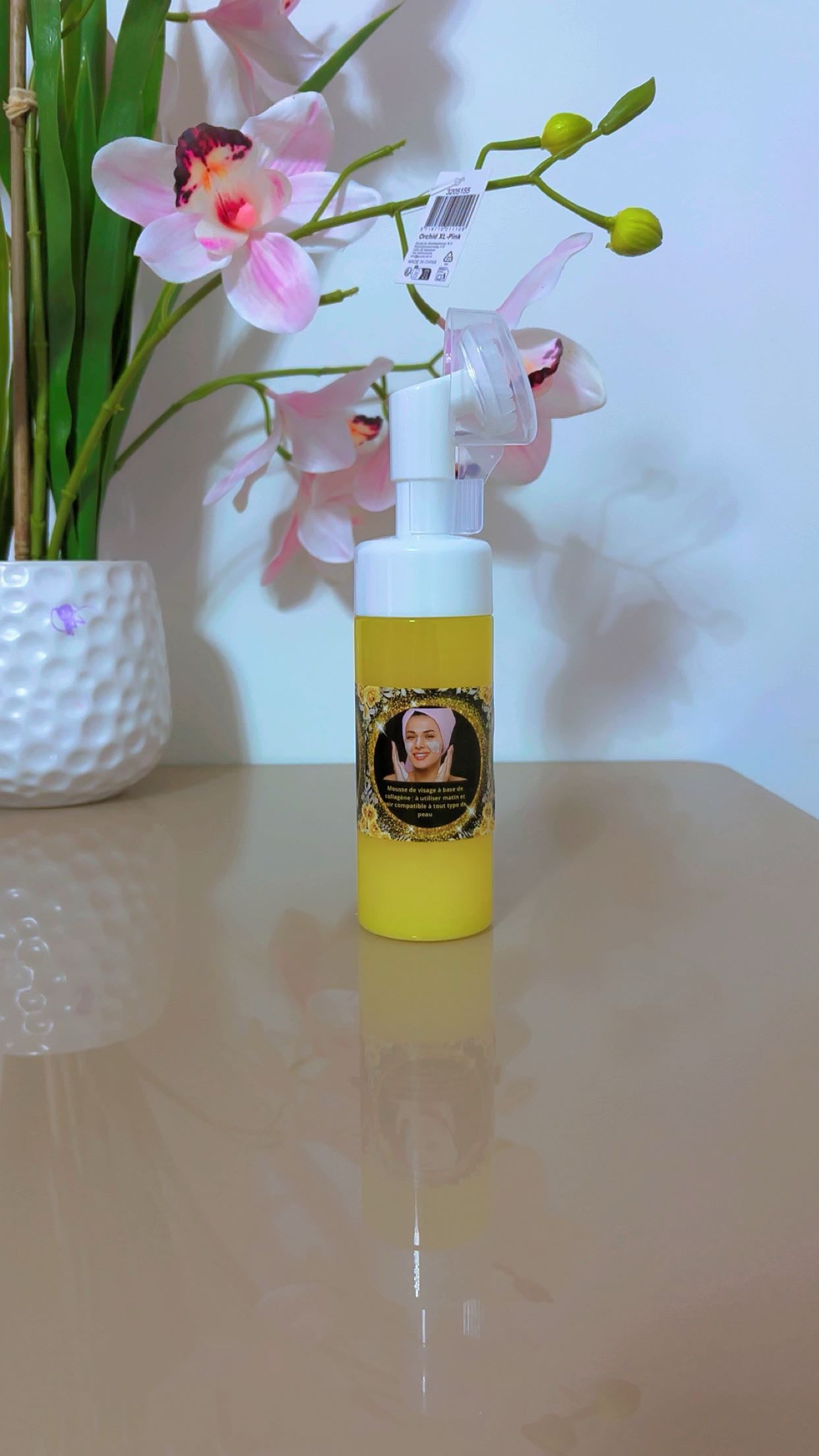 MOUSSE NETTOYANTE COLLAGÈNE – TOUT TYPE DE PEAU